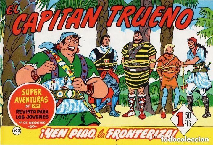 Tebeos: EL CAPITAN TRUENO N&ordm; 192 (FACSIMIL) - BRUGUERA - MUY BUEN ESTADO - OFM16