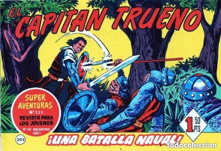 Giornalini: EL CAPITAN TRUENO N&ordm; 203 (FACSIMIL) - BRUGUERA - MUY BUEN ESTADO - OFM16