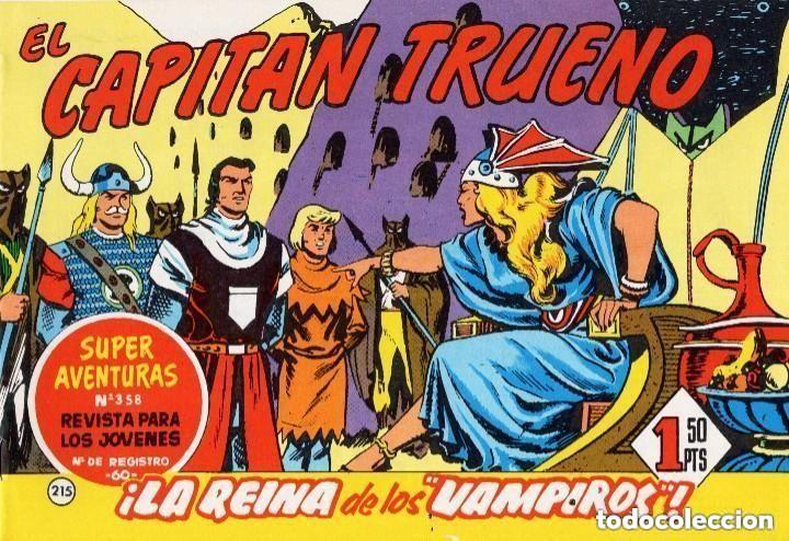 Comics: EL CAPITAN TRUENO N&ordm; 215 (FACSIMIL) - BRUGUERA - MUY BUEN ESTADO - OFM16