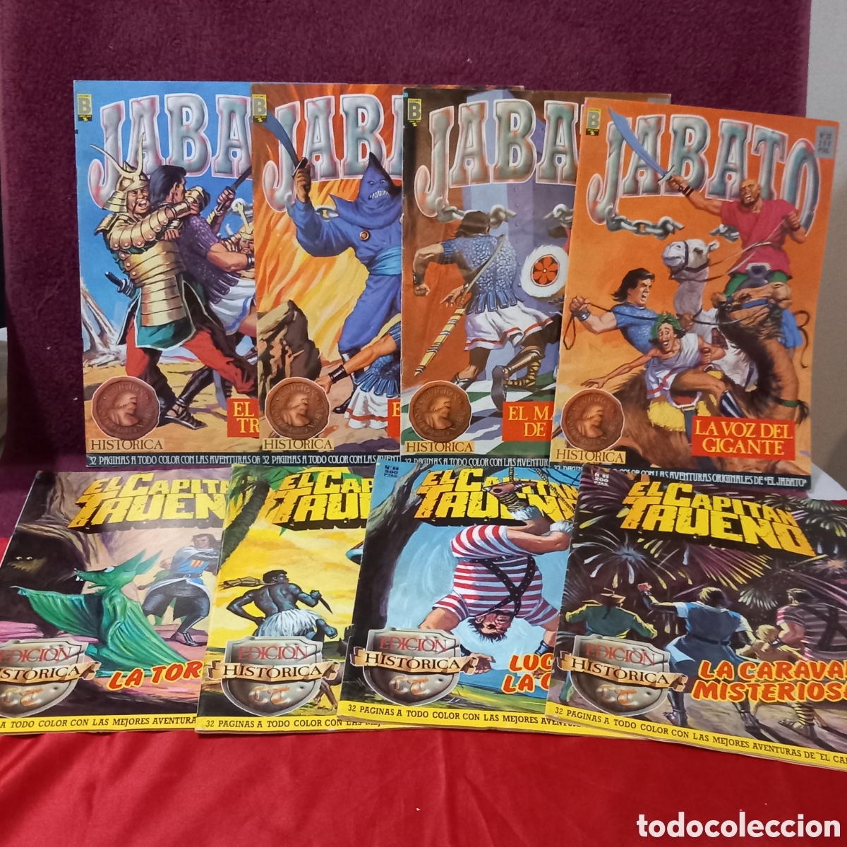 Comics: 8&times;COMICS CAPITAN TRUENO y JABATO(EDICIONES B)POCAS SE&Ntilde;ALES