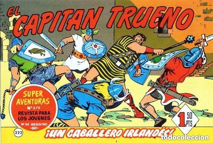 Tebeos: EL CAPITAN TRUENO N&ordm; 222 (FACSIMIL) - BRUGUERA - MUY BUEN ESTADO - OFM16