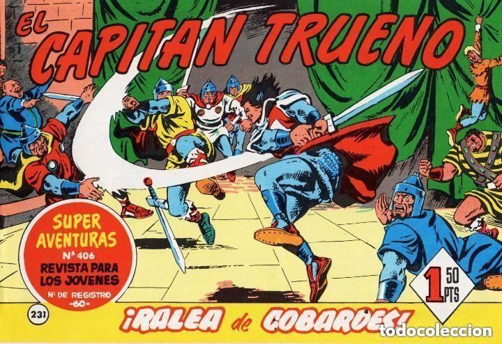 Tebeos: EL CAPITAN TRUENO N&ordm; 231 (FACSIMIL) - BRUGUERA - MUY BUEN ESTADO - OFM16
