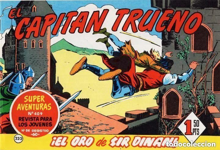 Tebeos: EL CAPITAN TRUENO N&ordm; 232 (FACSIMIL) - BRUGUERA - MUY BUEN ESTADO - OFM16