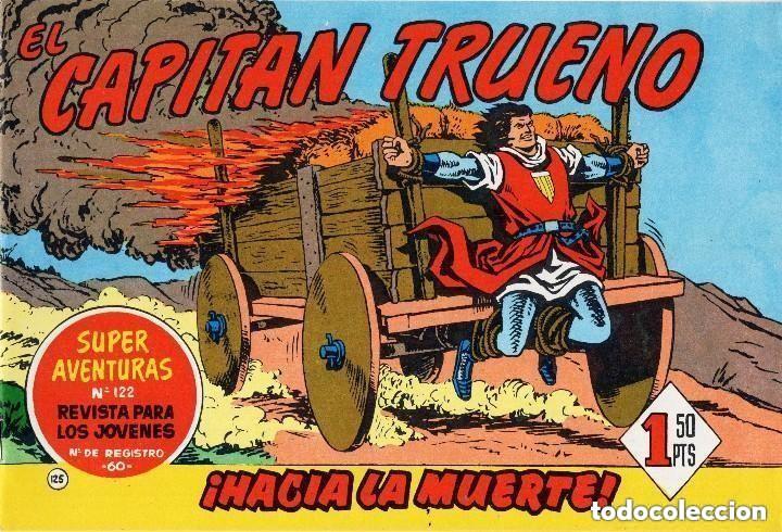 Livros de Banda Desenhada: EL CAPITAN TRUENO N&ordm; 125 (FACSIMIL) - BRUGUERA - MUY BUEN ESTADO - OFM16