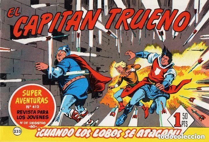Livros de Banda Desenhada: EL CAPITAN TRUENO N&ordm; 233 (FACSIMIL) - BRUGUERA - MUY BUEN ESTADO - OFM16