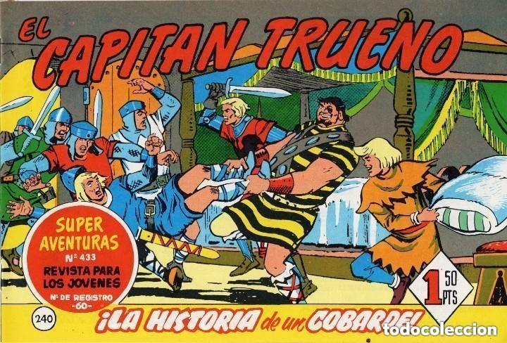 Livros de Banda Desenhada: EL CAPITAN TRUENO N&ordm; 240 (FACSIMIL) - BRUGUERA - MUY BUEN ESTADO - OFM16