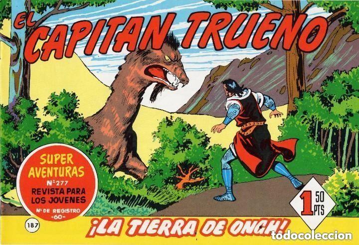 Livros de Banda Desenhada: EL CAPITAN TRUENO N&ordm; 187 (FACSIMIL) - BRUGUERA - MUY BUEN ESTADO - OFM16