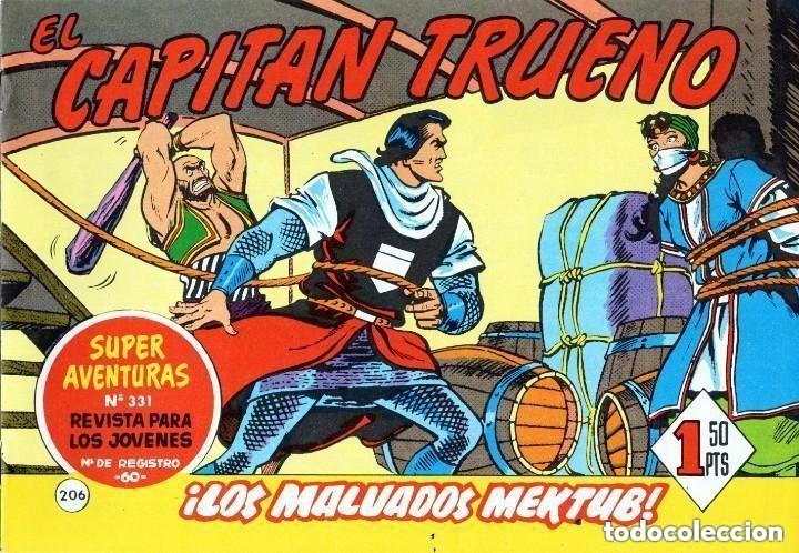 BDs: EL CAPITAN TRUENO N&ordm; 206 (FACSIMIL) - BRUGUERA - MUY BUEN ESTADO - OFM16