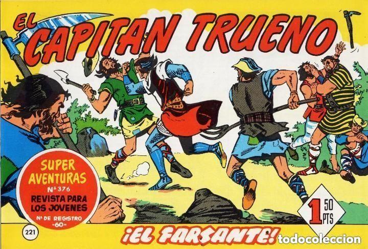 Giornalini: EL CAPITAN TRUENO N&ordm; 221 (FACSIMIL) - BRUGUERA - MUY BUEN ESTADO - OFM16