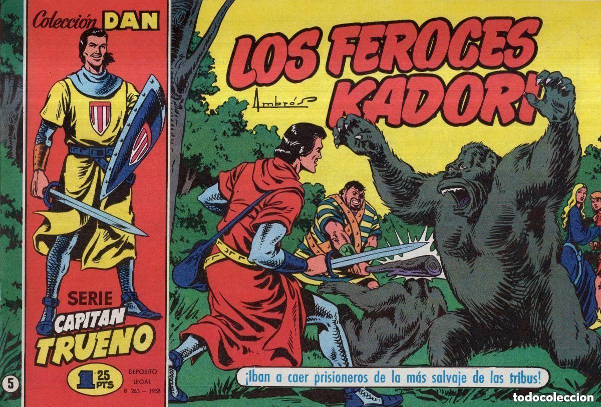 Tebeos: EL CAPITAN TRUENO N&ordm; 5 (FACSIMIL) - BRUGUERA - MUY BUEN ESTADO - OFM16