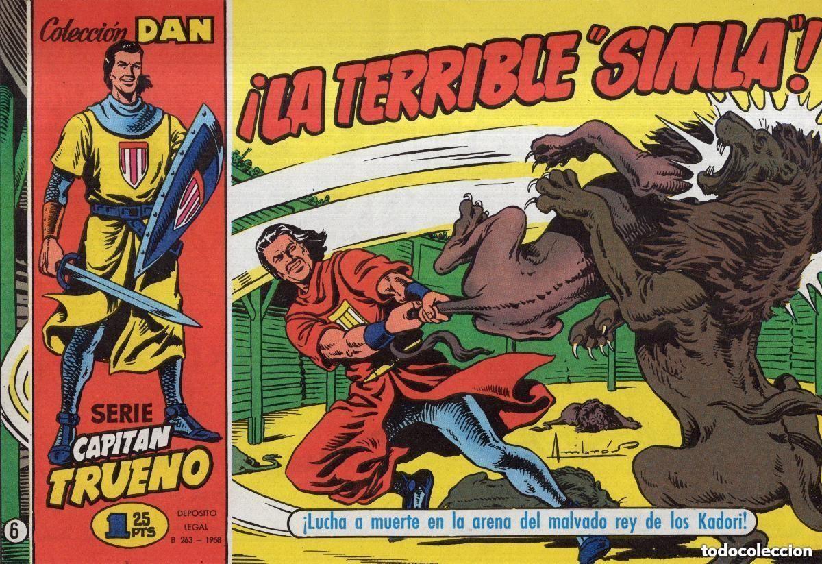 Giornalini: EL CAPITAN TRUENO N&ordm; 6 (FACSIMIL) - BRUGUERA - MUY BUEN ESTADO - OFM16