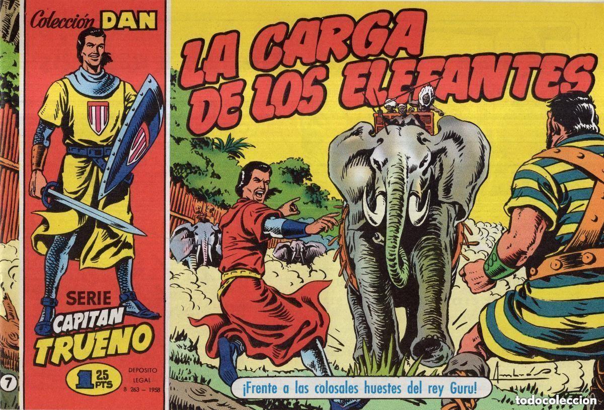 BDs: EL CAPITAN TRUENO N&ordm; 7 (FACSIMIL) - BRUGUERA - MUY BUEN ESTADO - OFM16