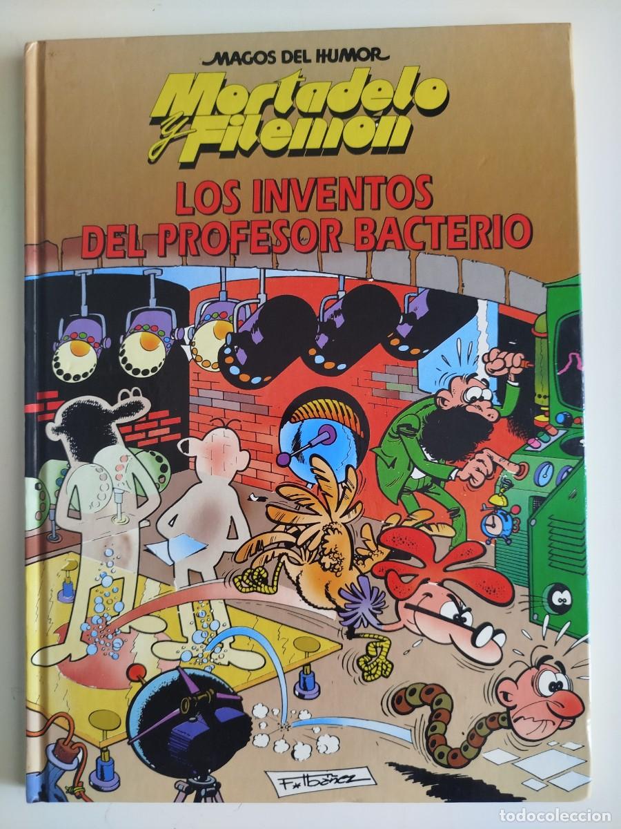 Tebeos: Mortadelo y Filem&oacute;n - Magos del humor - Los inventos del profesor Bacterio (c&iacute;rculo de lectores)