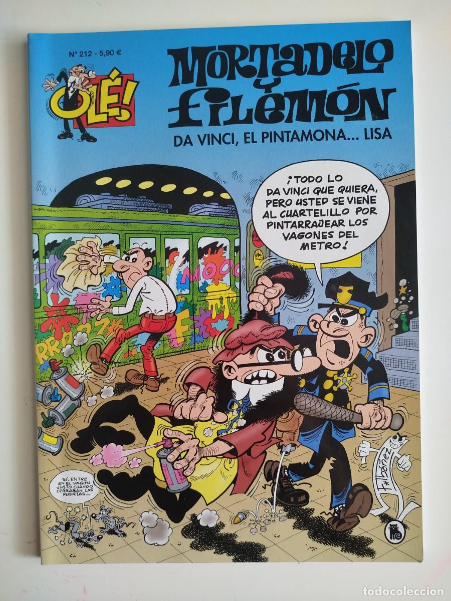Tebeos: Mortadelo y Filem&oacute;n - ol&eacute; 212 - Da Vinci, el pintamona... lisa