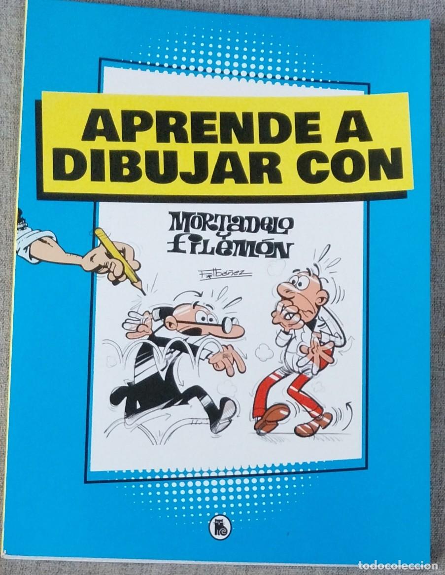 Tebeos: TOMO EN TAPA BLANDA APRENDE A DIBUJAR CON MORTADELO Y FILEMON