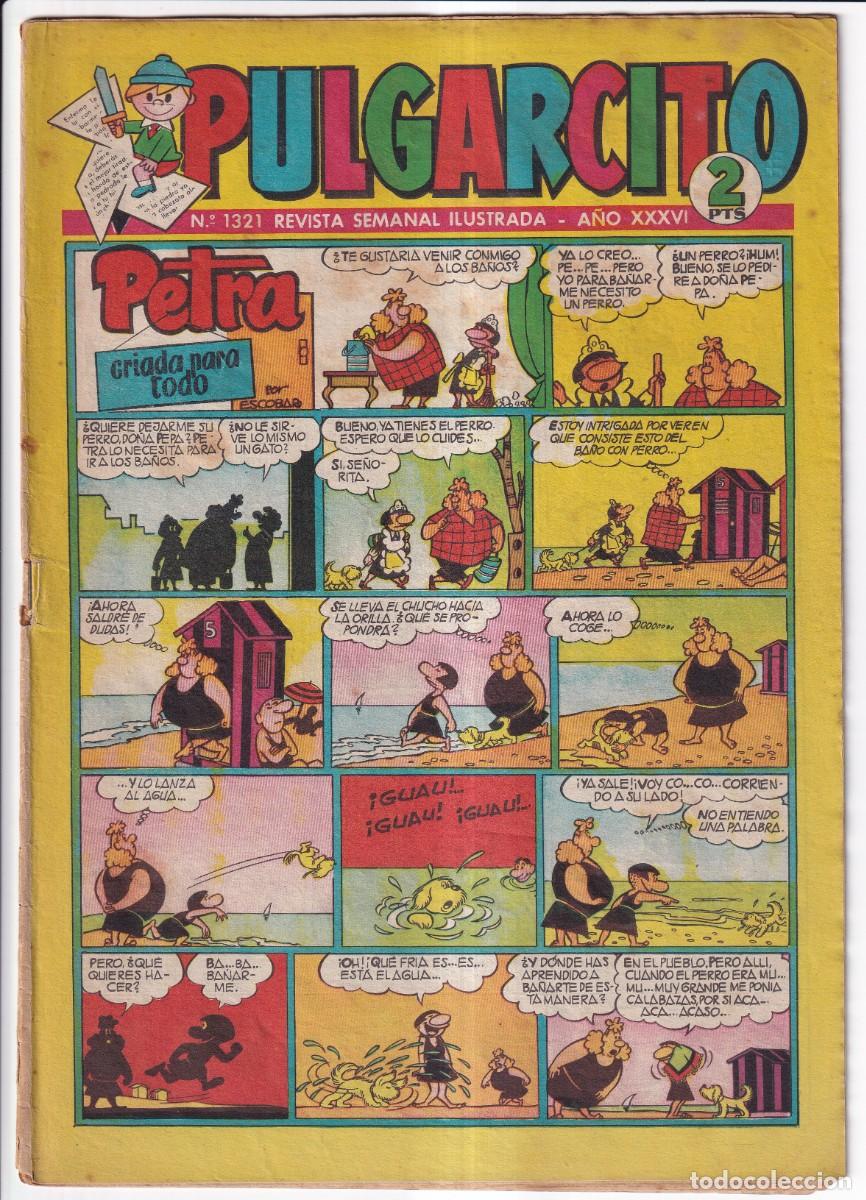 Tebeos: PULGARCITO : NUMERO 1321 .- EDITORIAL BRUGUERA