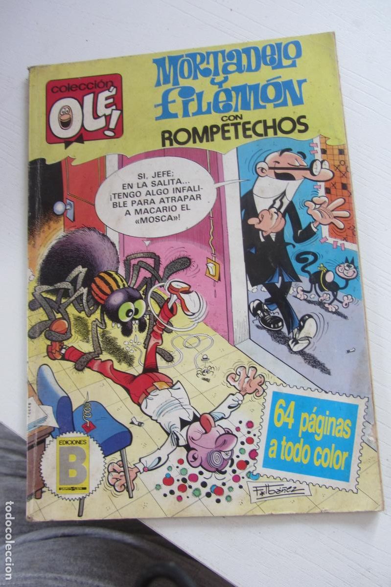 Tebeos: OLE MORTADELO Y FILEMON Y ROMPETECHOS DEL A&Ntilde;O 1987 N&ordm; 274 - M. 49 FCO. IB&Aacute;&Ntilde;EZ EDICIONES B ARX31