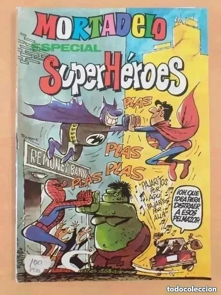 Tebeos: MORTADELO ESPECIAL SUPERHEROES 1981 NUM 123