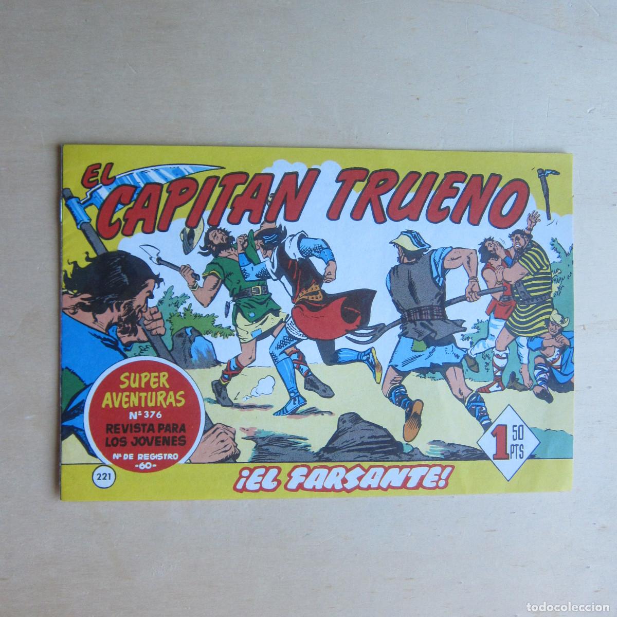 Tebeos: EL CAPIT&Aacute;N TRUENO - &iexcl;EL FARSANTE! (SUPER AVENTURAS) N376 / 60. 1958. COMIC