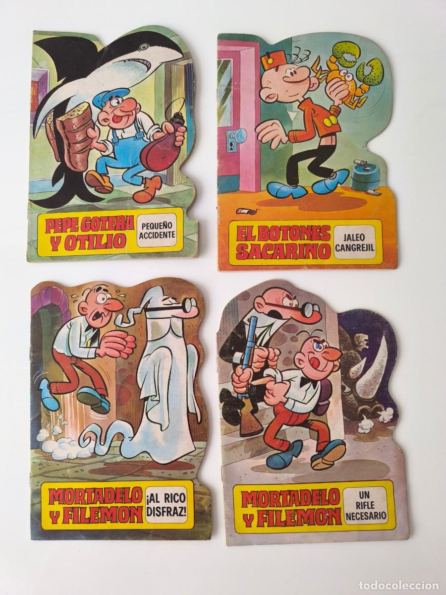 Livros de Banda Desenhada: 4 tebeos mini troquelados Ases del humor