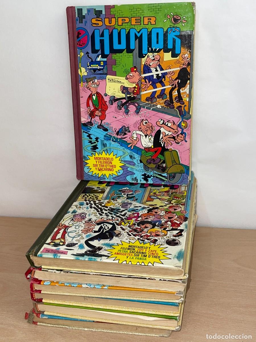 Tebeos: LOTE 7 Tomos SUPER HUMOR Ed. Bruguera A&ntilde;os 80 IV XVIII XXIII XXV XXVII XXXIII y 37 Ib&aacute;&ntilde;ez Mortadelo