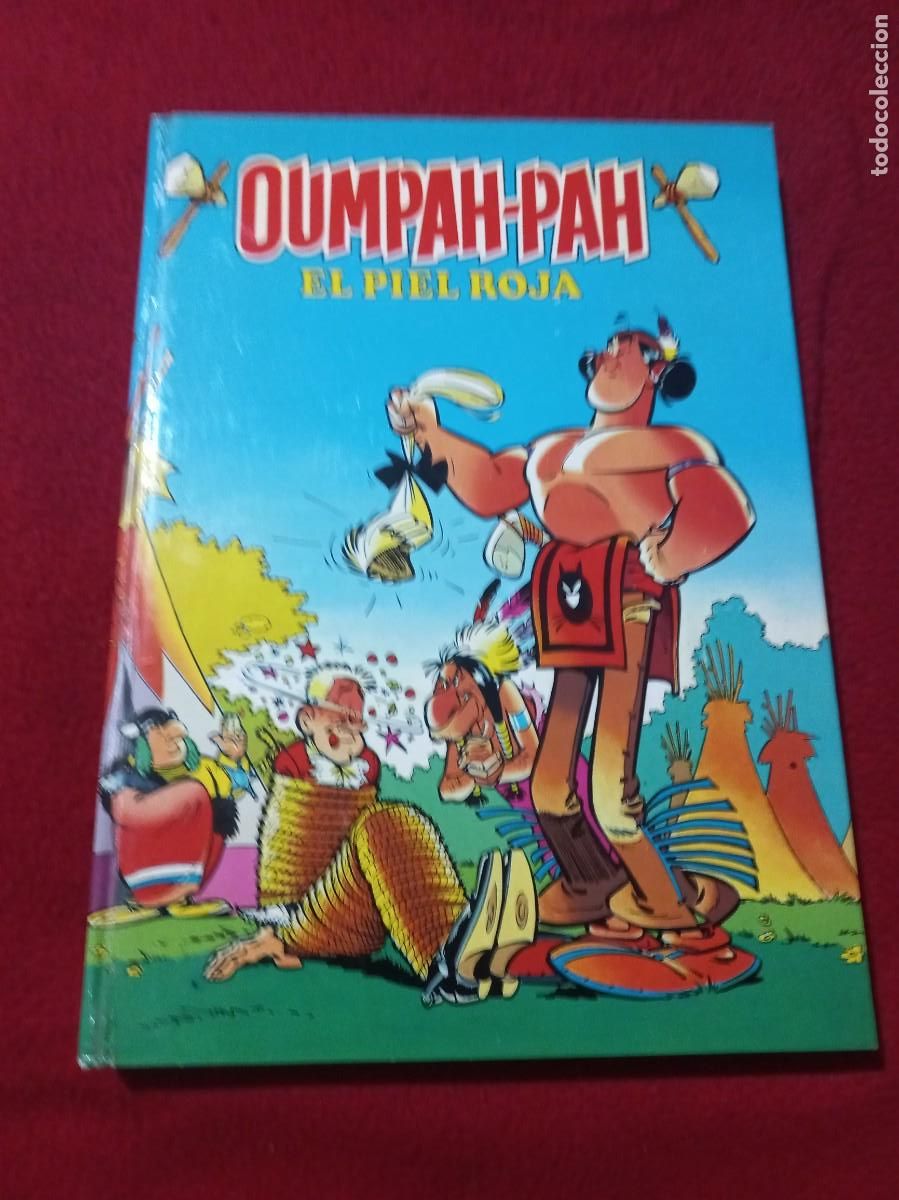 Tebeos: OUMPAH-PAH EL PIEL ROJA - GOSCINNY & UDERZO - TOMO CARTONE - COLECCION SUPER BRAVO COMPLETA