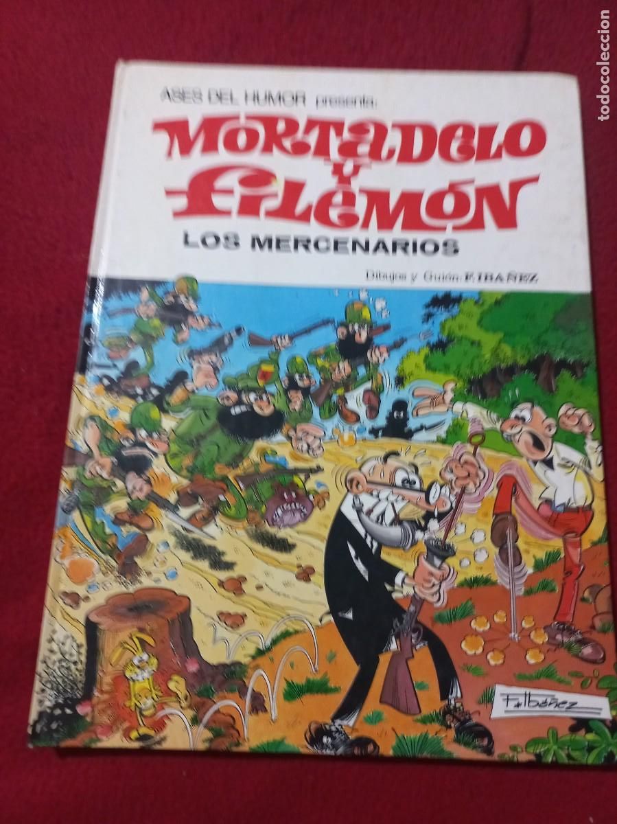 Tebeos: MORTADELO Y FILEMON - ASES DEL HUMOR 5 - LOS MERCENARIOS - IBA&Ntilde;EZ - CARTONE
