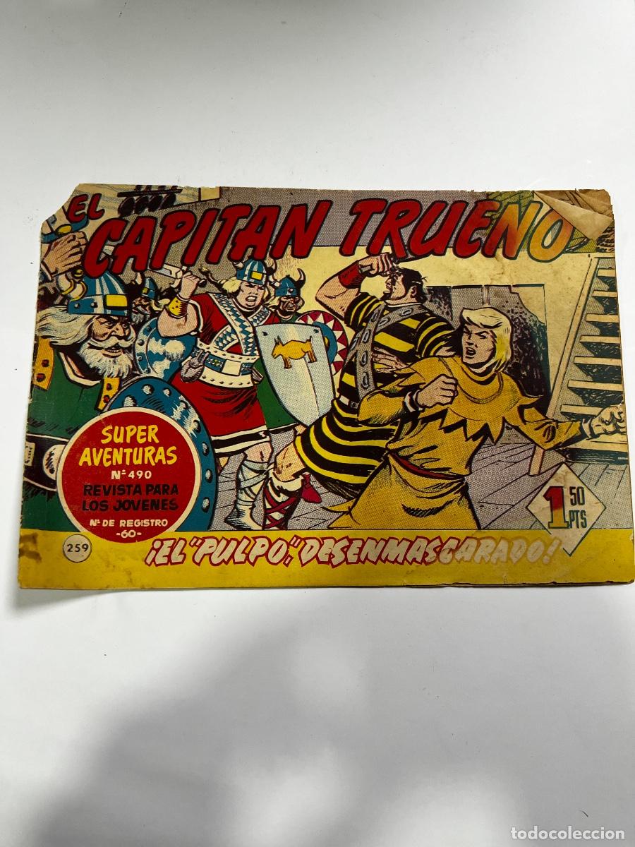 Tebeos: TEBEO EL CAPIT&Aacute;N TRUENO N&deg; 259. EDITORIAL BRUGUERA. EL PULPO DESENMASCARADO.