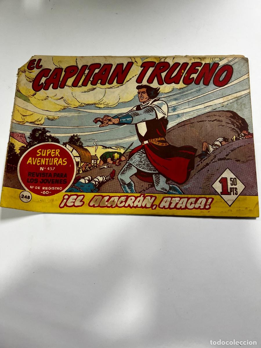 Tebeos: TEBEO EL CAPIT&Aacute;N TRUENO N&deg; 248. EDITORIAL BRUGUERA. EL ALACR&Aacute;N ATACA.