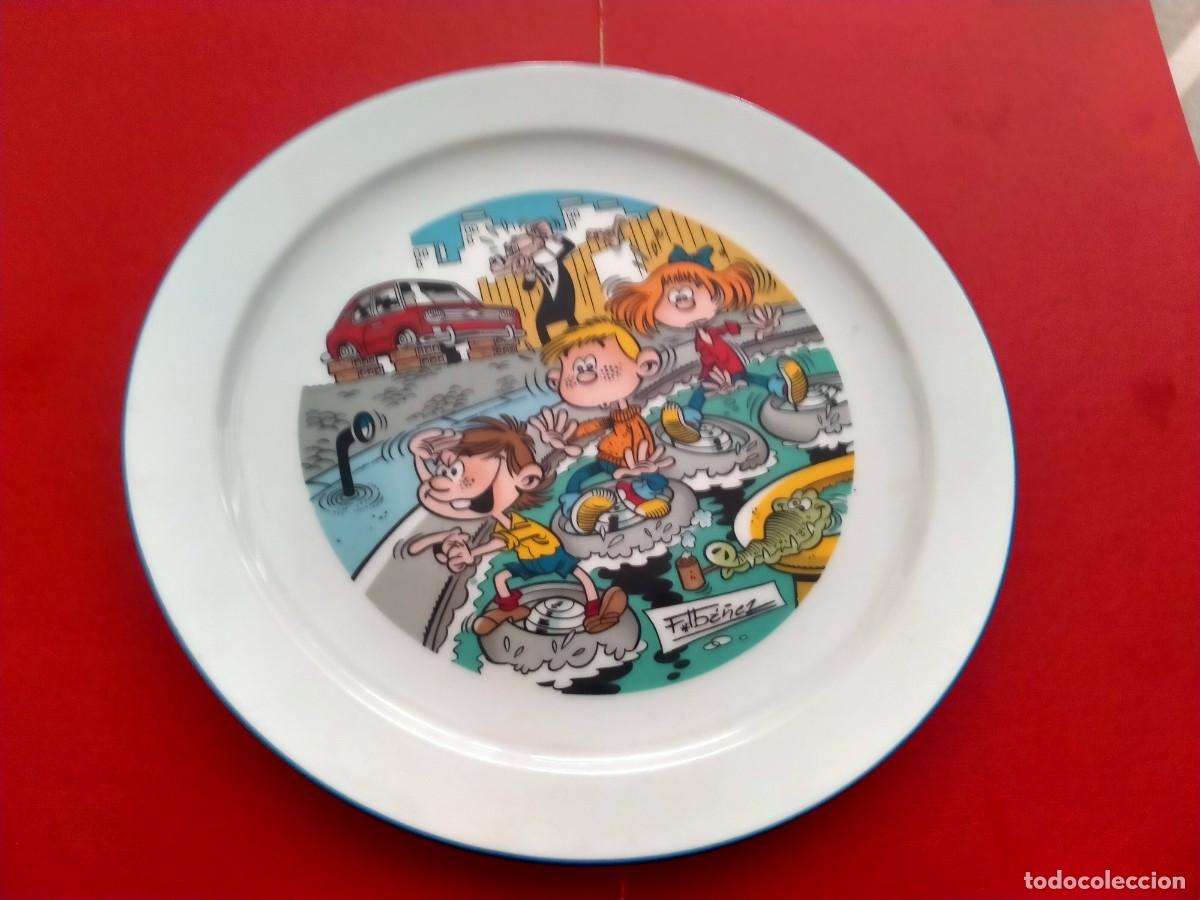 Tebeos: mortadelo plato ceramica nogalda