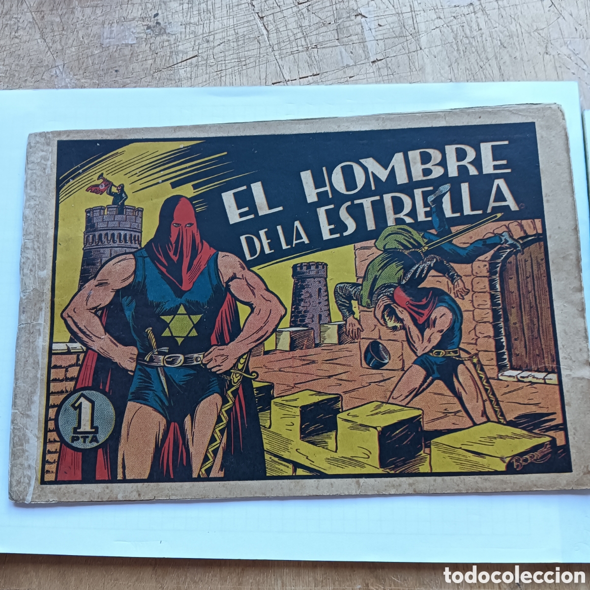 Tebeos: EL HOMBRE DE LA ESTRELLA NUM 1 EDITORIAL BRUGERA ORIGINAL 1947