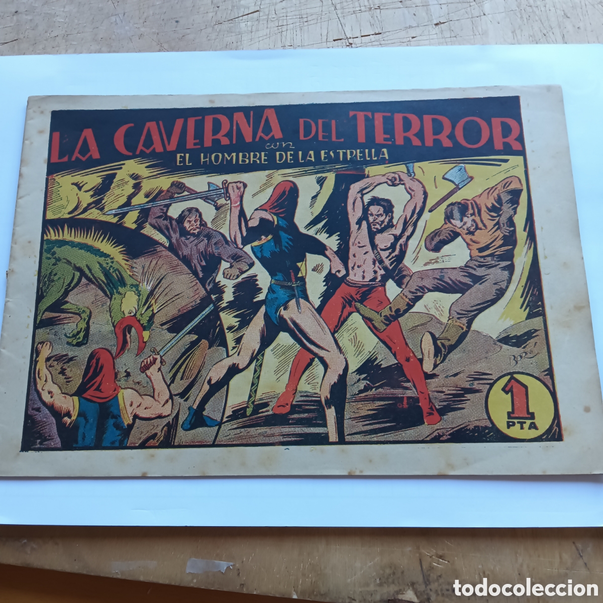 Tebeos: EL HOMBRE DE LA ESTRELLA NUM 6 EDITORIAL BRUGERA ORIGINAL 1947