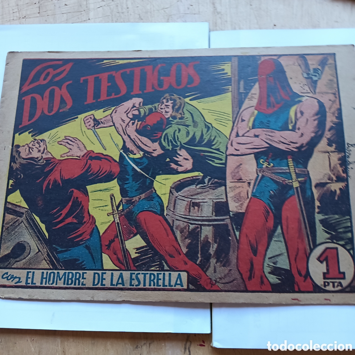 Tebeos: EL HOMBRE DE LA ESTRELLA NUM 19 EDITORIAL BRUGERA ORIGINAL 1947