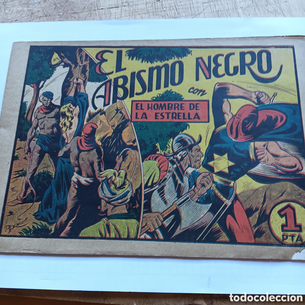 Tebeos: EL HOMBRE DE LA ESTRELLA NUM 24 EDITORIAL BRUGERA ORIGINAL 1947