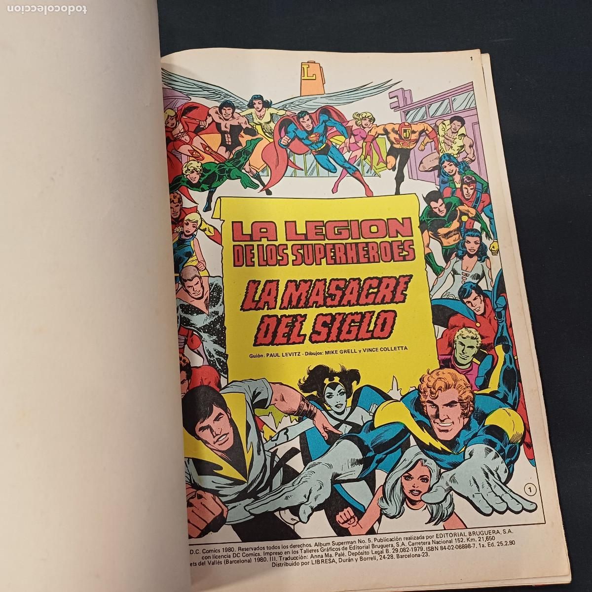 Tebeos: SUPERMAN PRESENTA A SUPERBOY Y LA LEGION DE LOS SUPERHEROES. - Foto 4