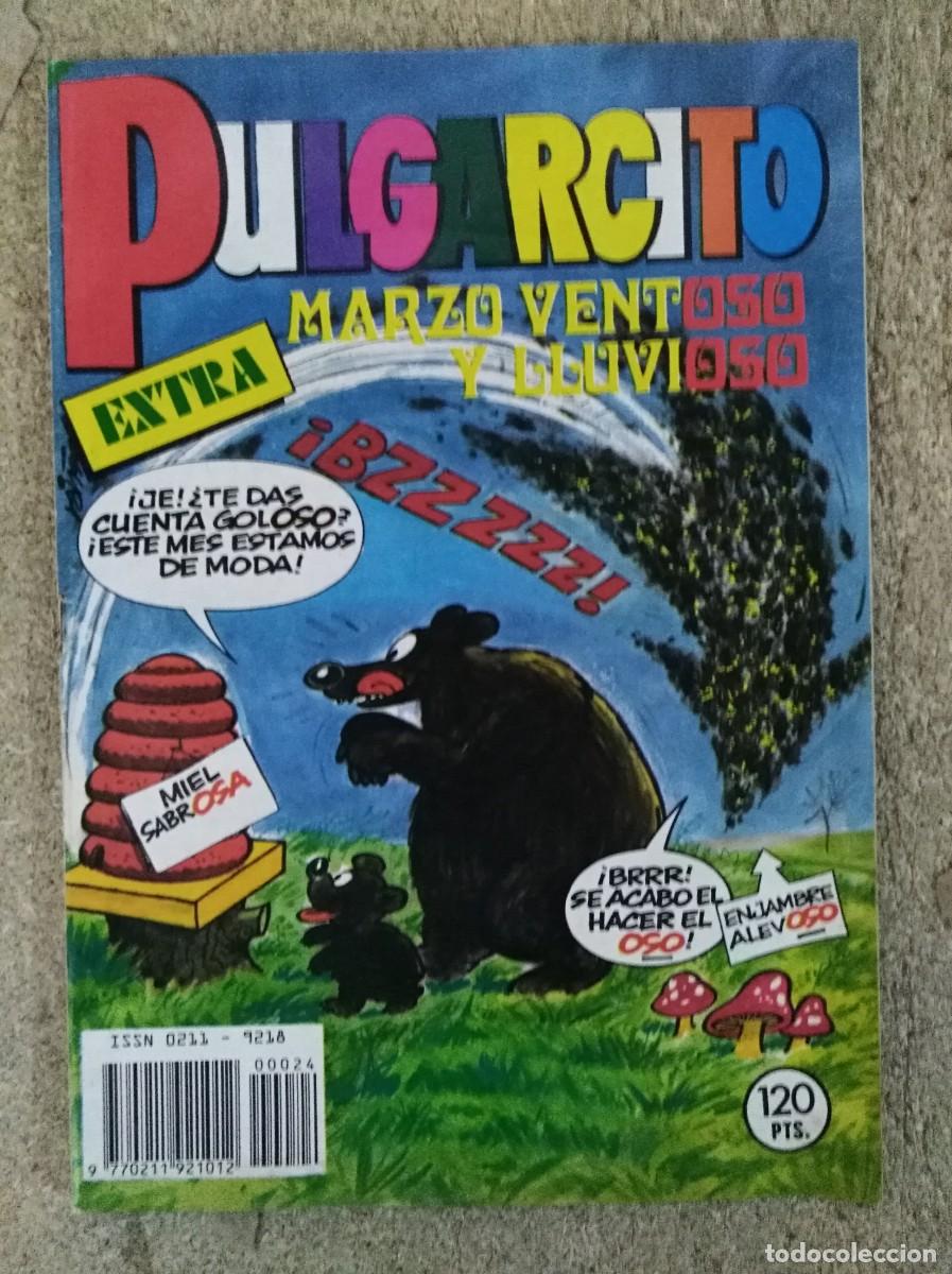 Tebeos: Pulgarcito Extra Marzo Ventoso y Lluvioso Bruguera 1983