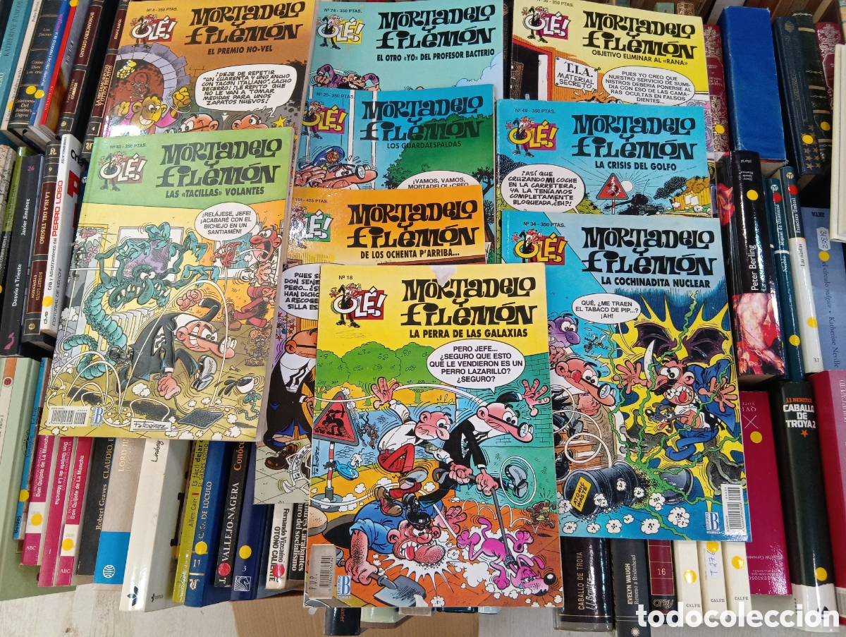 Tebeos: Lote de 9 Tebeos de Mortadelo y Filemon.
