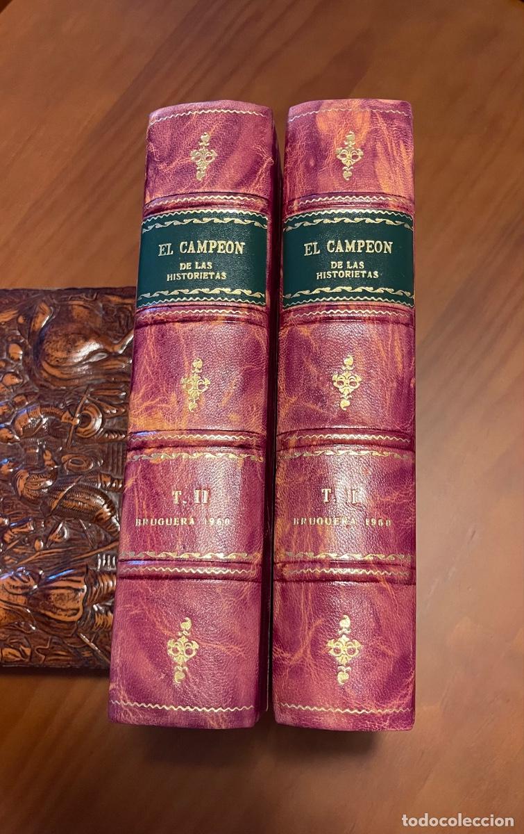 Tebeos: EL CAMPE&Oacute;N DE LAS HISTORIETAS. 95 + 3 EXTRAS. COMPLETA. EL JABATO. BRUGUERA. ENCUADERNADA DE LUJO