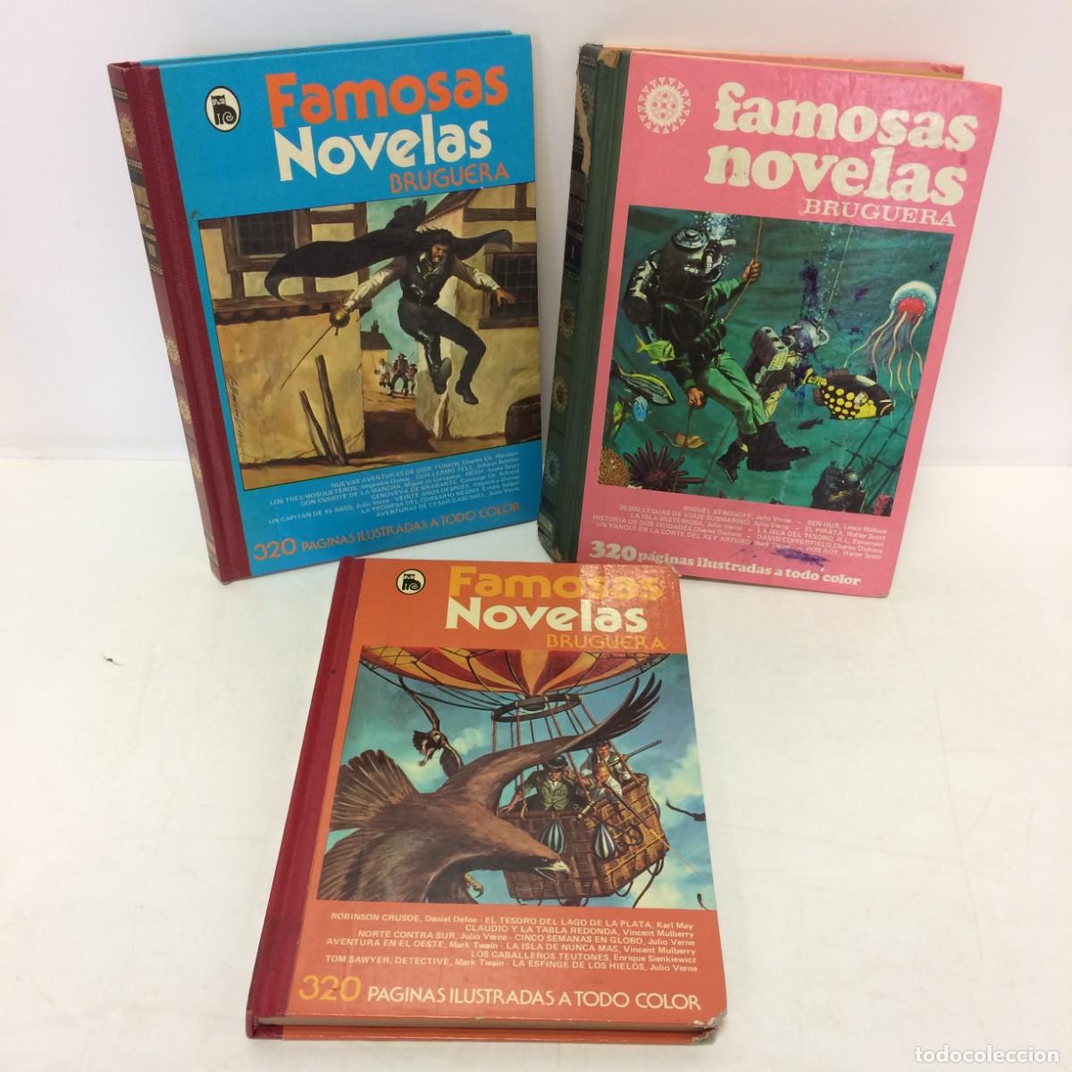 Tebeos: Lote de 3 Comics ED. BRUGUERA - FAMOSAS NOVELAS - Diferentes Numeros