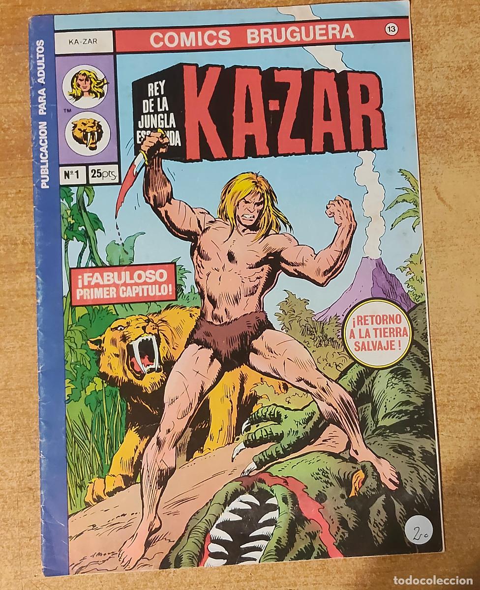 Tebeos: Kazar / Ka-zar N&ordm; 1 / Marvel / Bruguera 1978 (Dough Moench & John Buscema)