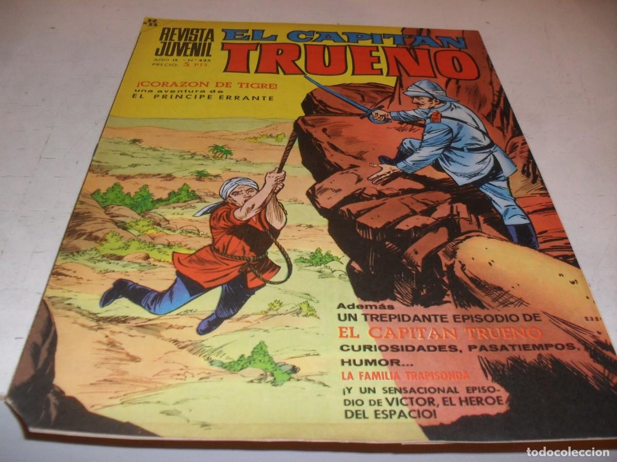 Tebeos: CAPITAN TRUENO EXTRA N&ordm; 425,ULTIMOS Y DIFICILES N&ordm;,EL SECRETO DE LOS NAUFRAGOS,DE 427.BRUGUERA,1960