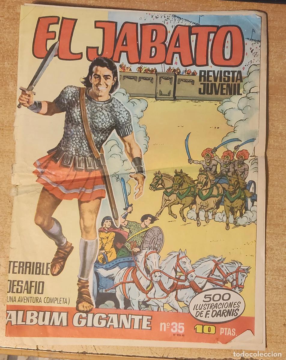 Tebeos: EL JABATO - album GIGANTE n&ordm; 35 - BRUGUERA - terrible desafio - tal qual se ve foto