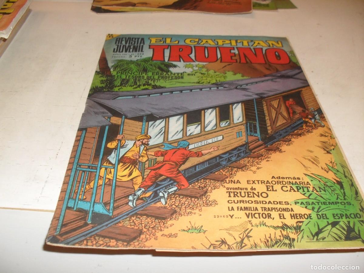 Tebeos: CAPITAN TRUENO EXTRA N&ordm; 423,ULTIMOS Y DIFICILES N&ordm;,EL SECRETO DE LA MASCARA,DE 427.BRUGUERA,1960