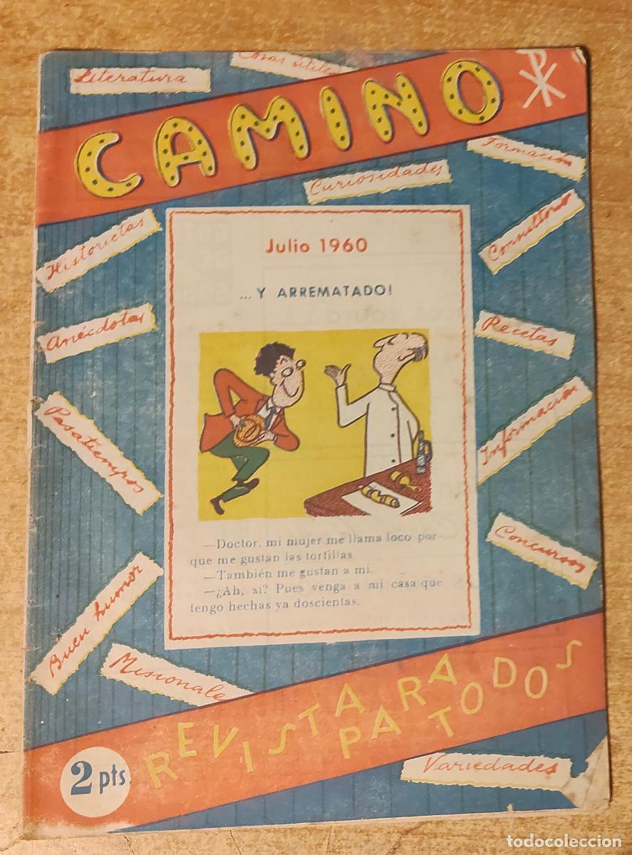 Tebeos: suplemento humor&iacute;stico espa&ntilde;ol titulado Camino - revista para todos - 1960