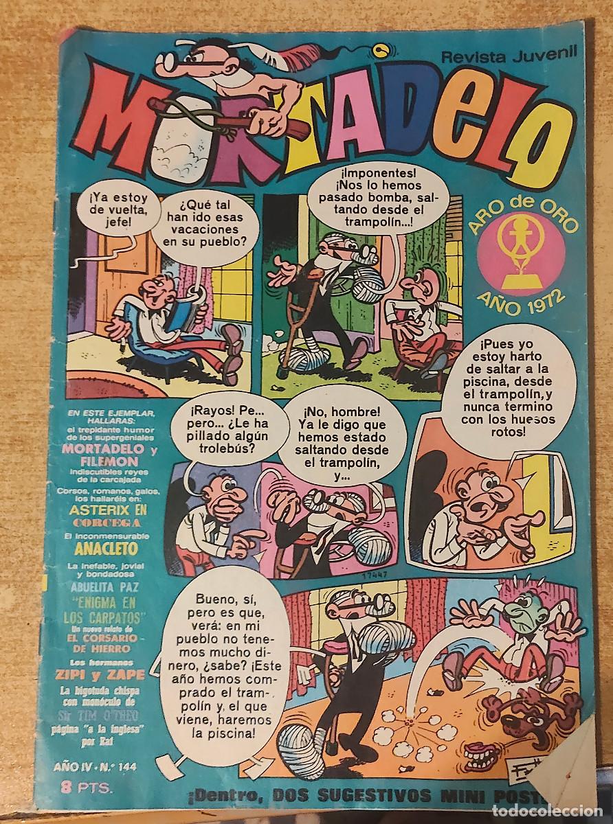 Tebeos: revista juvenil Mortadelo, publicado por la Editorial Bruguera en 1973