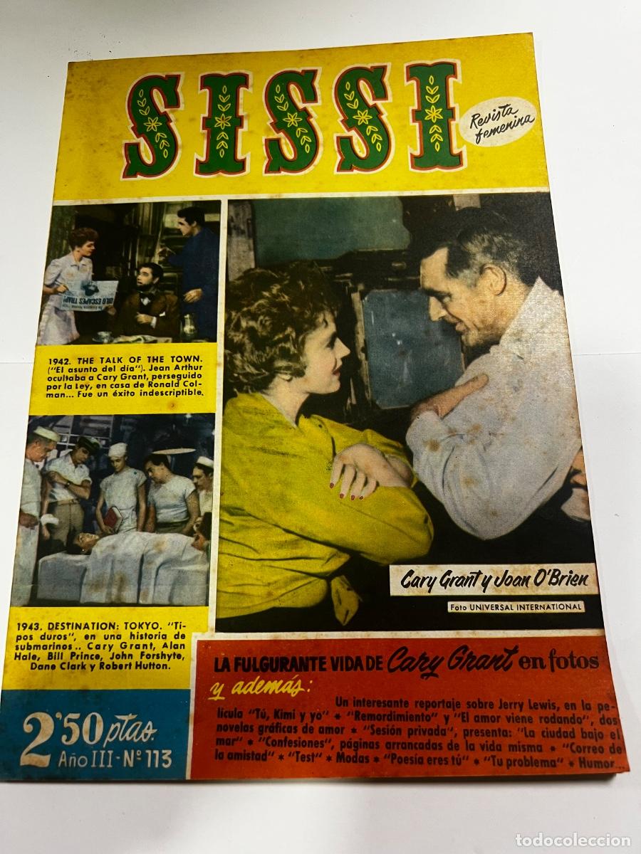 Tebeos: SISSI. N&deg; 113. A&Ntilde;O III. LA FULGURANTE VIDA DE CARY GRANT EN FOTO. BRUGUERA. REVISTA FEMENINA.