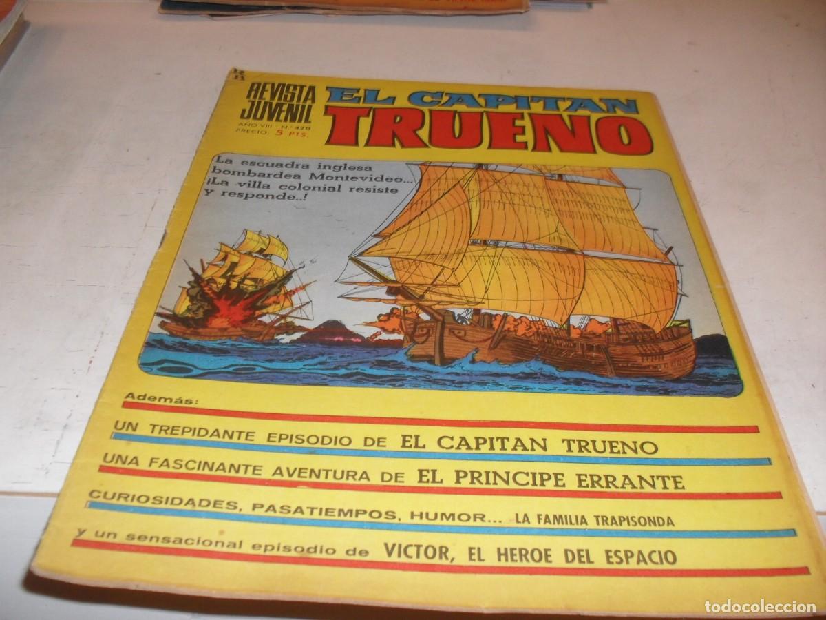 Tebeos: CAPITAN TRUENO EXTRA N&ordm; 420,ULTIMOS Y DIFICILES N&ordm;,TAJIRE,EL PROSCRITO,DE 427.BRUGUERA,1960