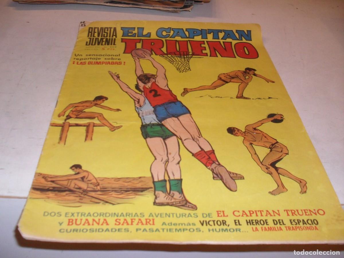 Tebeos: CAPITAN TRUENO EXTRA N&ordm; 402,CON VICTOR EL HEROE DEL ESPACIO,DE 427.BRUGUERA,1960
