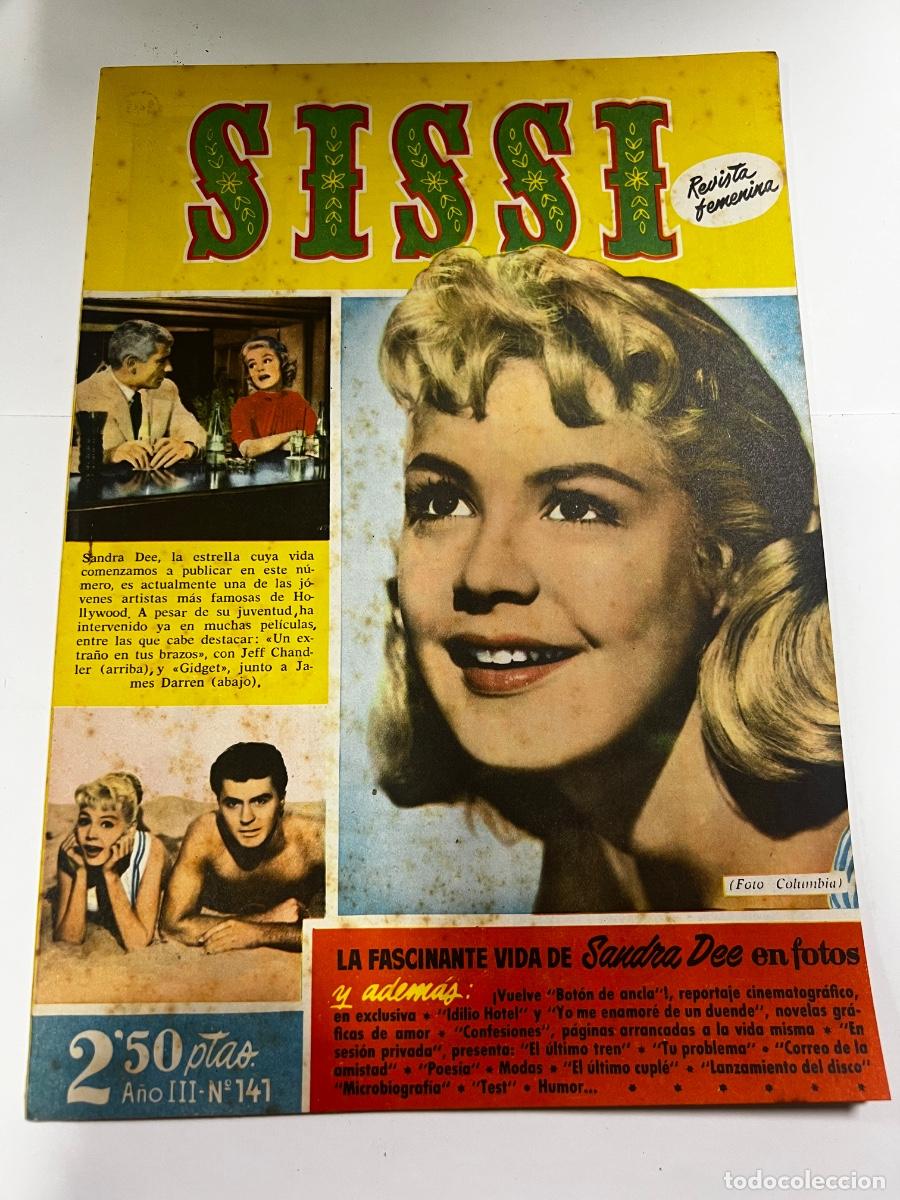 Tebeos: SISSI. N&deg; 141. A&Ntilde;O III. LA FASCINANTE VIDA DE SANDRA DEE EN FOTO. BRUGUERA. REVISTA FEMENINA.