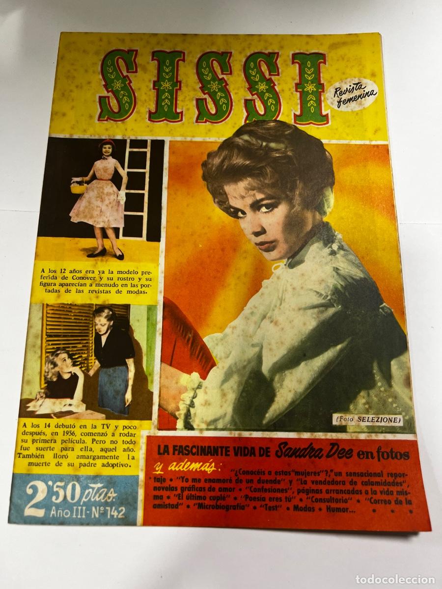 Tebeos: SISSI. N&deg; 142. A&Ntilde;O III. LA FASCINANTE VIDA DE SANDRA DEE EN FOTO. BRUGUERA. REVISTA FEMENINA.
